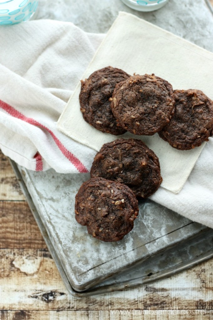 Everything you love about German Chocolate Cake in cookie form!