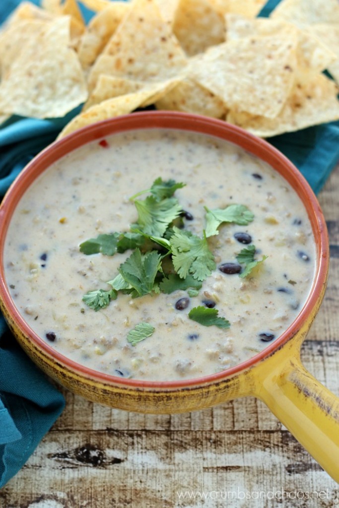 Easy to make, Cheesy Sausage Salsa Verde Dip is packed full of flavor and so good!!