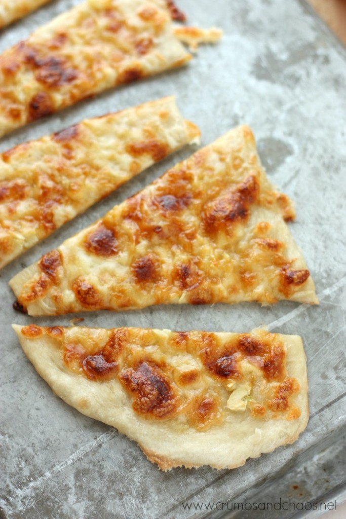 Honey Garlic Flatbread | Crumbs and Chaos