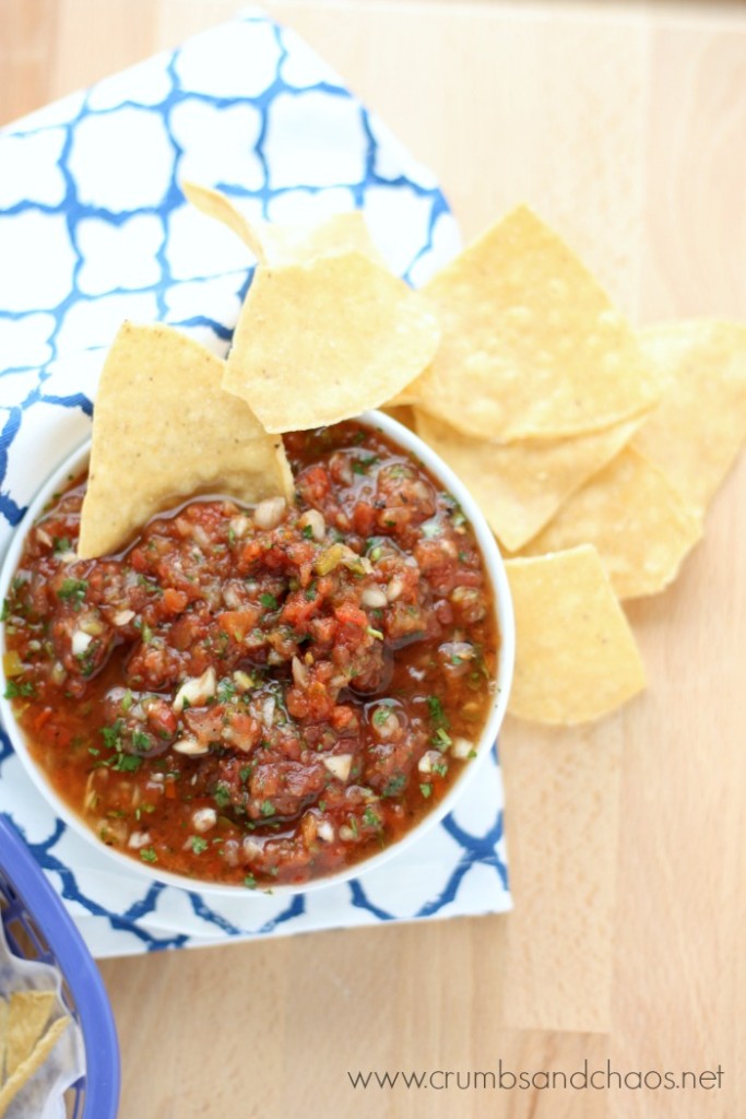 Restaurant Style Salsa | Crumbs and Chaos