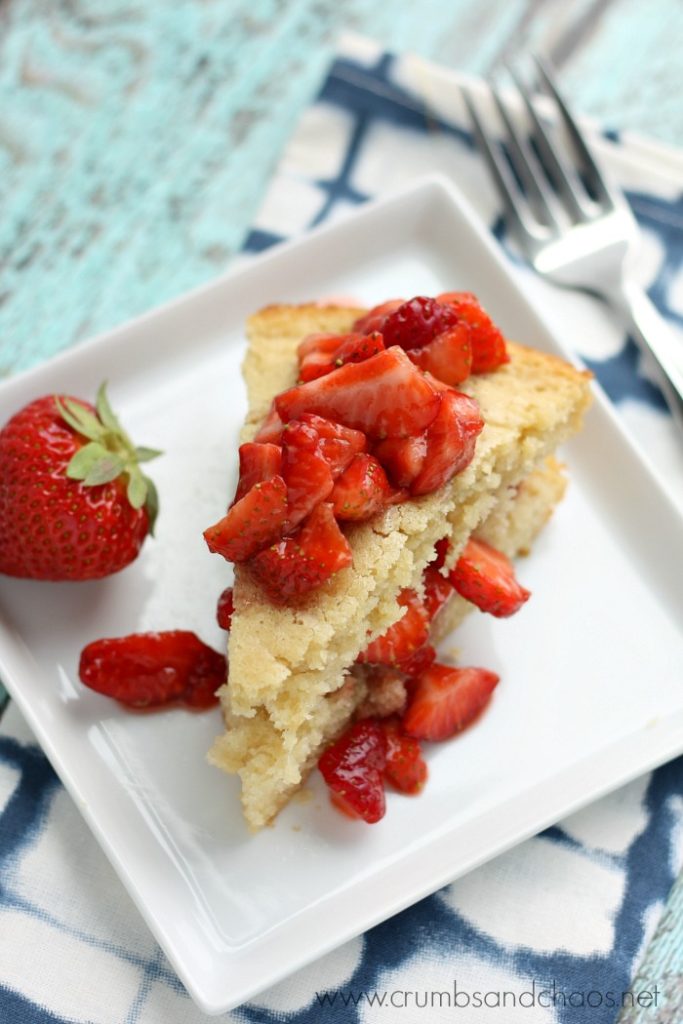 Balsamic Strawberry Shortcake Recipe | Crumbs and Chaos