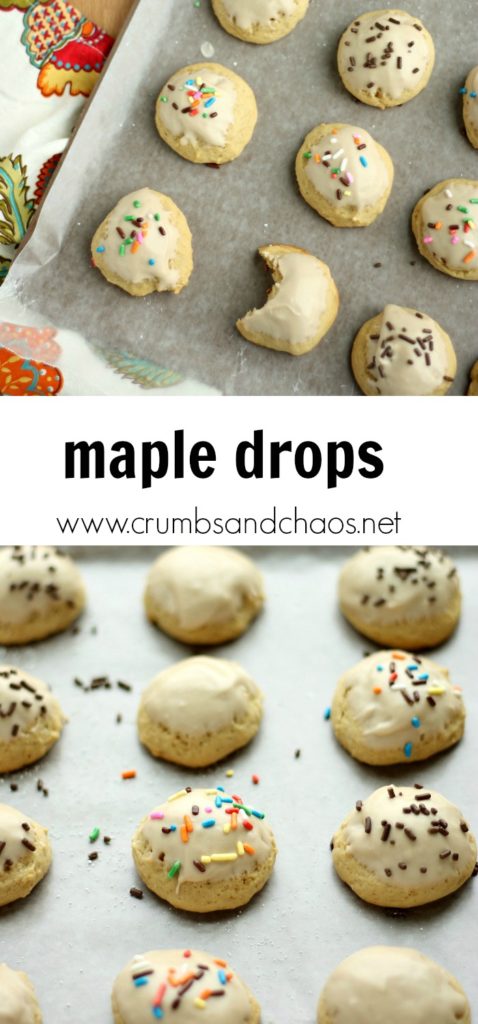 Simple to make, Maple Drops are a cookie you'll want to make all season long! Perfect for any occasion!