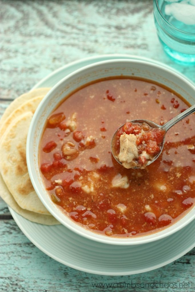 Let this easy Slow Cooker Spicy Pork Soup cook while you do more important things, a delicious dinner will be waiting when you're ready!