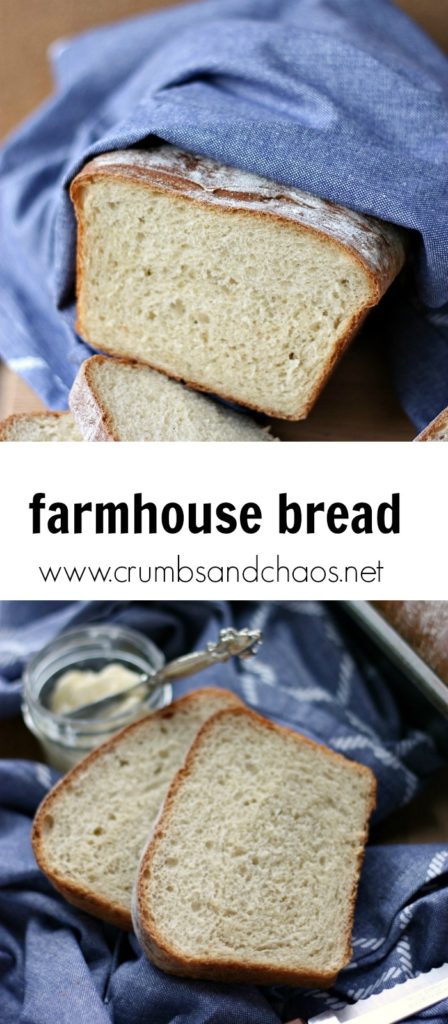 You'll love this easy homemade bread recipe! Farmhouse Bread is perfect for toasting or making sandwiches!