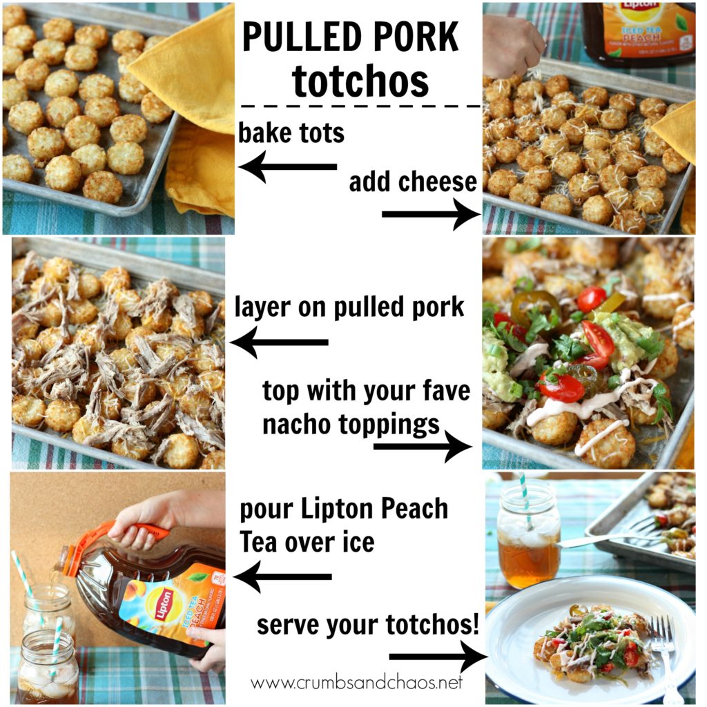 Your entire family will love this twist on nachos! Pulled Pork Totchos are delicious any night of the week!